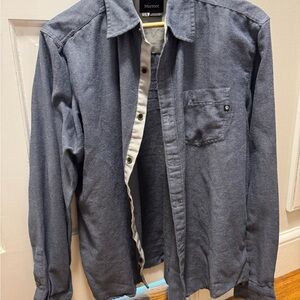 Marmot Gray and Blue Shirt